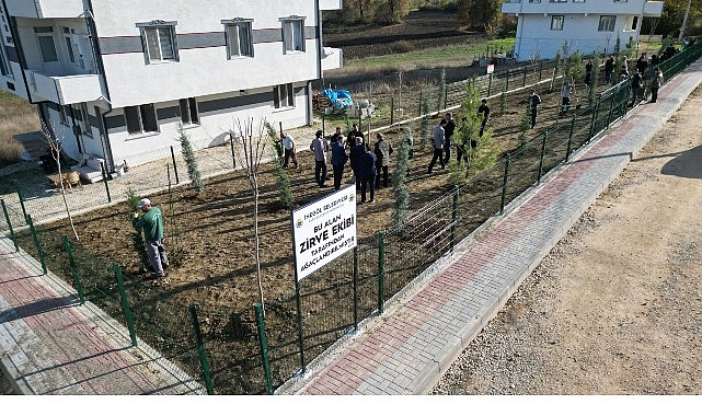 İnegöllü Gençlerden Örnek Davranış: 32 Fidan Toprakla Buluştu