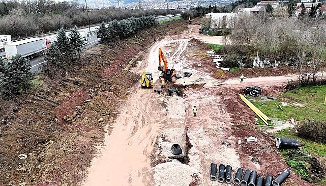 Alikahya TEM Bağlantı Yolu’nda çalışmalar tam gaz